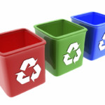 Three recycling bins image in Vector cliparts category at pixy.org